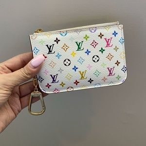 Authentic Louis Vuitton Multicolor Key Pouch